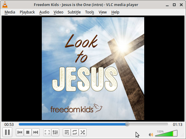 Freedom Kids™ playing in VLC