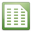 Launcher using the Default (Elementary Xfce) LibreOffice Calc icon