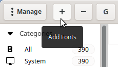 Add Fonts