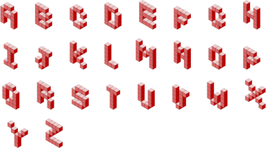 Isometric Font Alphabet
by @GDJ