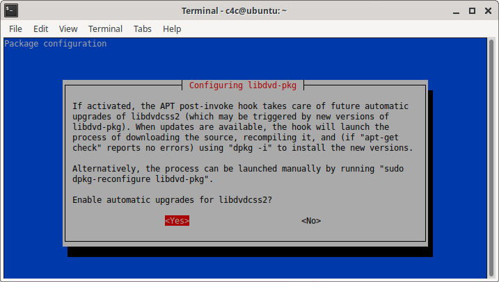 download, build, and install libdvdcss2