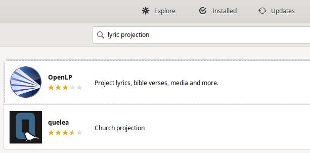 Searching lyric projection