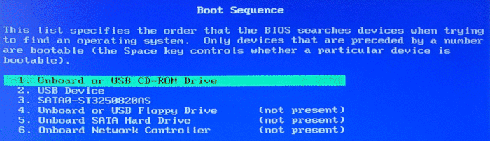 BIOS / UEFI / Boot Menus