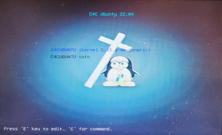 C4C Ubuntu 22.04 Splash Screens