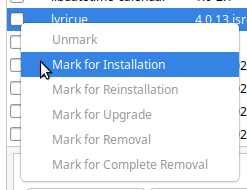 Mark for Installation