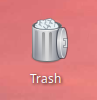 Trash on Desktop