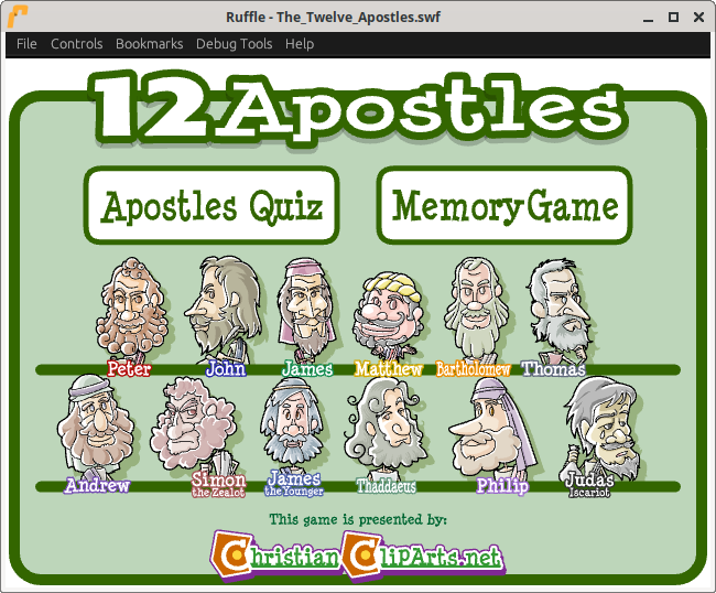 12 Apostles Quiz and Memory Game