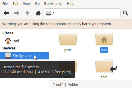 Select File System