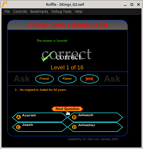 Flash Bible Games