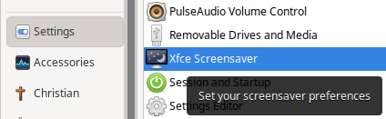 Xfce Screensaver