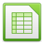 Elementary Xfce LibreOffice Calc icon