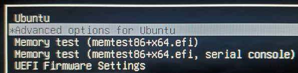 Advance options for Ubuntu