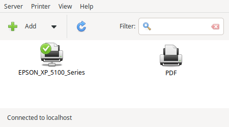 A Default (Epson) Printer and a PDF Virtual Printer