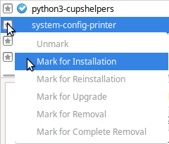 Mark system-config-printer for Installation